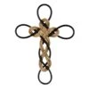 Metal Wall Cross With Rope, 11x16 -Athome Sales metal wall cross with rope 11x16 1