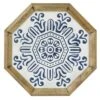 Metal & Wood Medallion Wall Decor, 14" -Athome Sales metal wood medallion wall decor 14