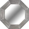 Metallic Octagon Studio Wall Mirror, 28" 1 Metallic Octagon Studio Wall Mirror, 28" -Athome Sales metallic octagon studio wall mirror 28
