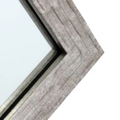 Metallic Woven Textured Framed Wall Mirror, 22x28 9 Metallic Woven Textured Framed Wall Mirror, 22x28 -Athome Sales metallic woven textured framed wall mirror 22x28 3