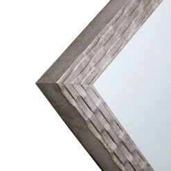 Metallic Woven Textured Framed Wall Mirror, 24x58 11 Metallic Woven Textured Framed Wall Mirror, 24x58 -Athome Sales metallic woven textured framed wall mirror 24x58 5