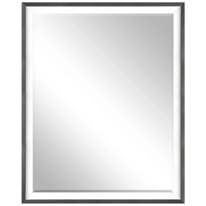 Minnie Silver Framed Wall Mirror, 25x30 3 Minnie Silver Framed Wall Mirror, 25x30