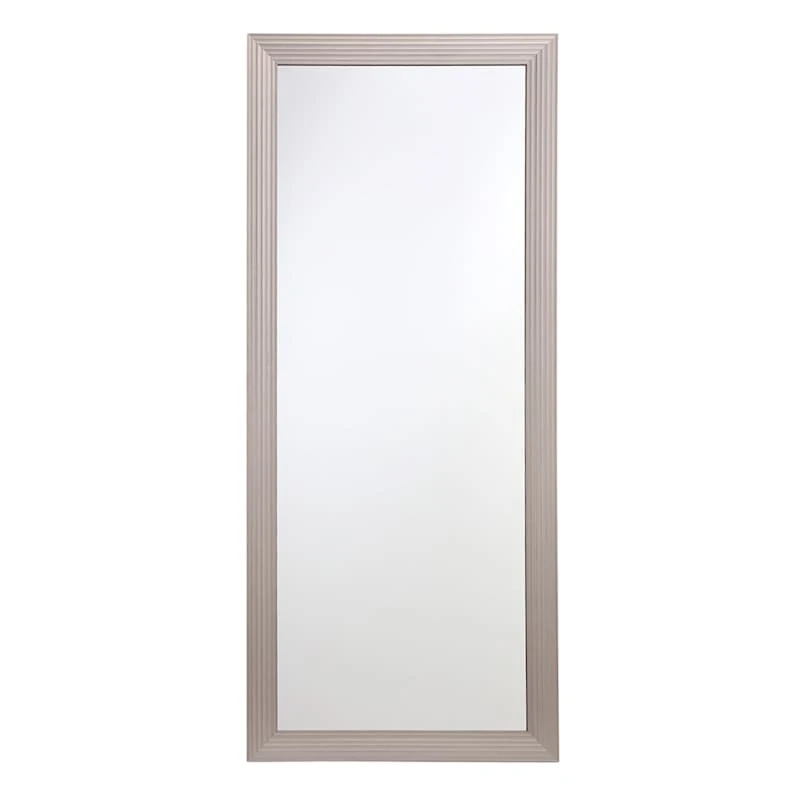 Multi Striped Gold Leaner Mirror, 24x58 3 Multi Striped Gold Leaner Mirror, 24x58