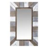 Multicolored Wood Striped Wall Mirror, 22x36 2 Multicolored Wood Striped Wall Mirror, 22x36 -Athome Sales multicolored wood striped wall mirror 22x36 1