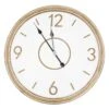 Natural Round Wall Clock, 24" 1 Natural Round Wall Clock, 24" -Athome Sales natural round wall clock 24