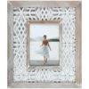 Natural Wash Outer Profile With White Openwork Inner Photo Frame, 5x7 1 Natural Wash Outer Profile With White Openwork Inner Photo Frame, 5x7 -Athome Sales natural wash outer profile with white openwork inner photo frame 5x7 1