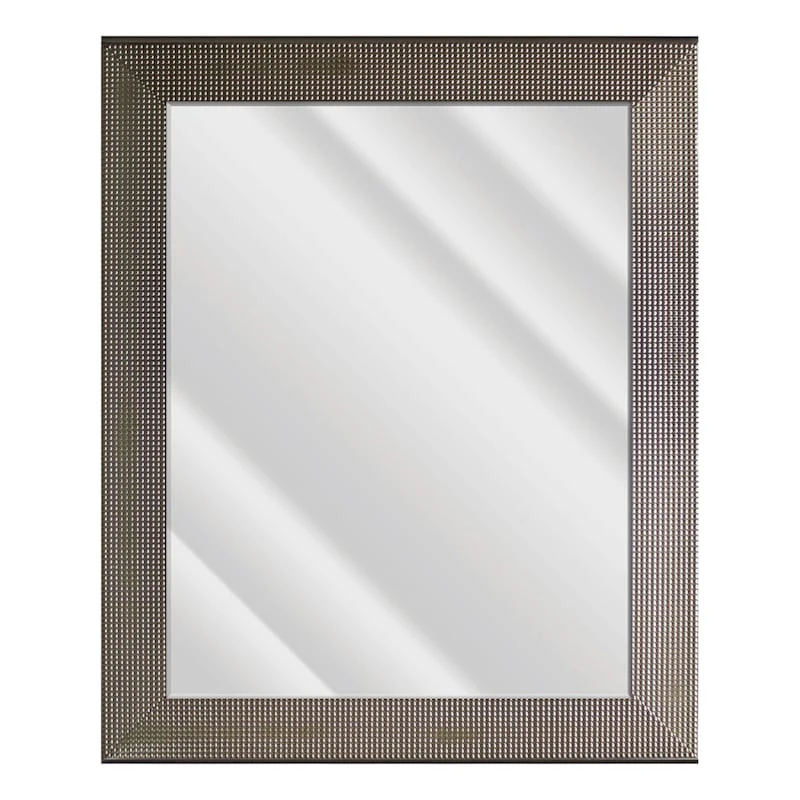 Nessa Dark Espresso Wall Mirror, 29x35 3 Nessa Dark Espresso Wall Mirror, 29x35