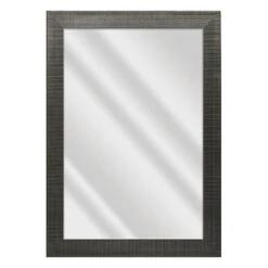 Nessa Espresso Framed Wall Mirror, 31x43