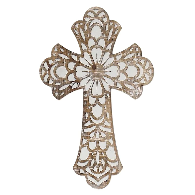 Ornament Wall Cross, 11x15 3 Ornament Wall Cross, 11x15