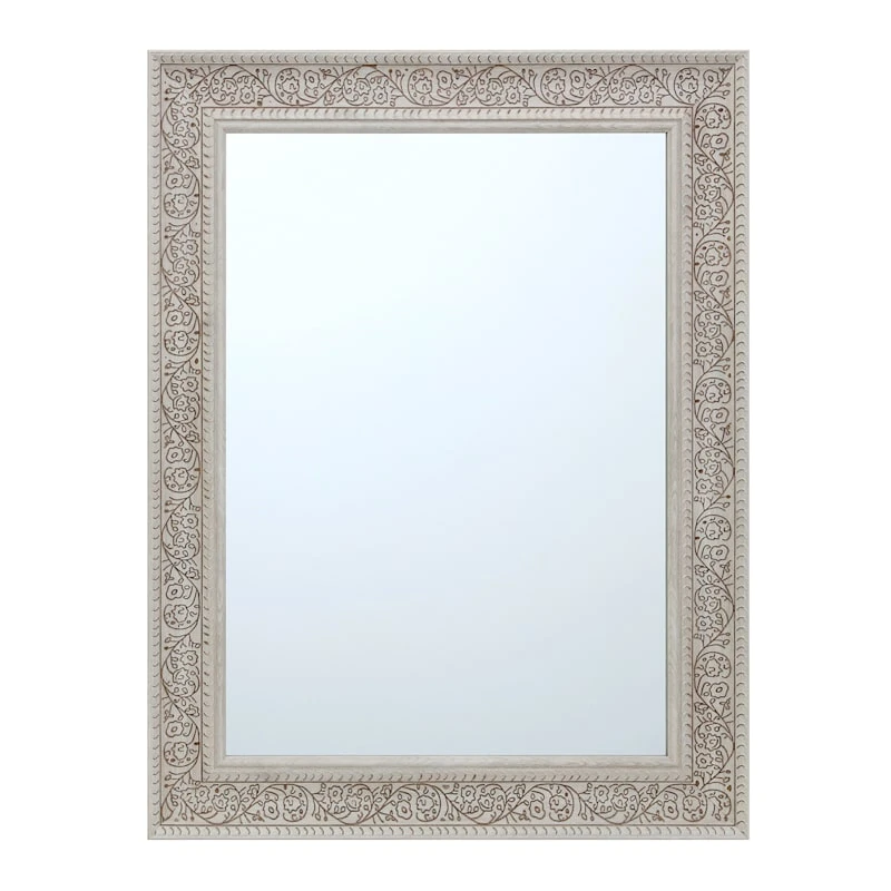 Ornate Floral Wall Mirror, 22x28 3 Ornate Floral Wall Mirror, 22x28
