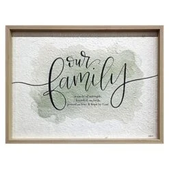 Our Family Wall Sign, 24x18