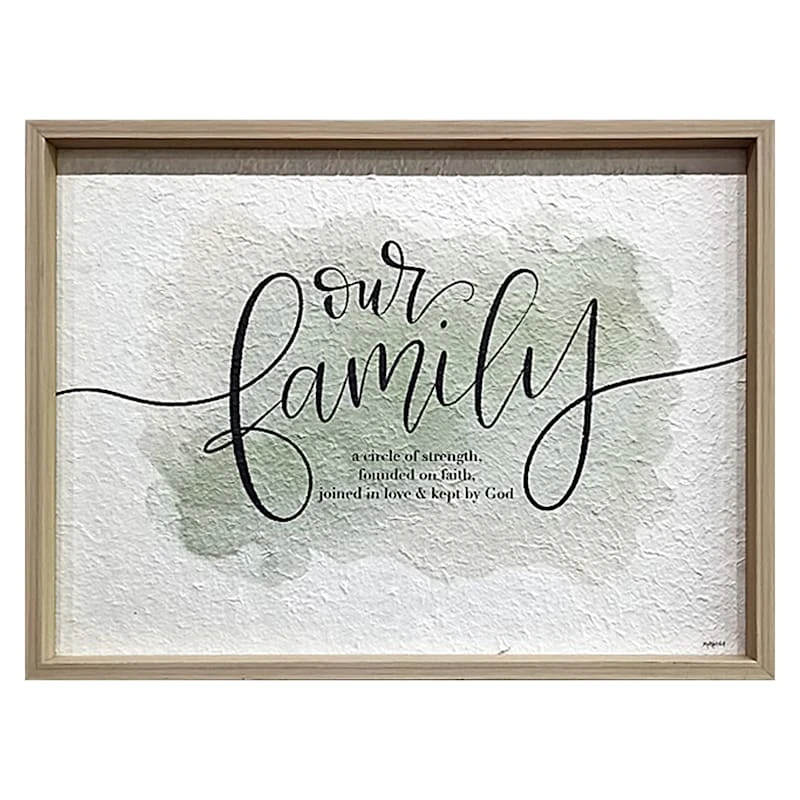 Our Family Wall Sign, 24x18 3 Our Family Wall Sign, 24x18