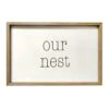 Our Nest Wall Sign, 24x16 -Athome Sales our nest wall sign 24x16 1