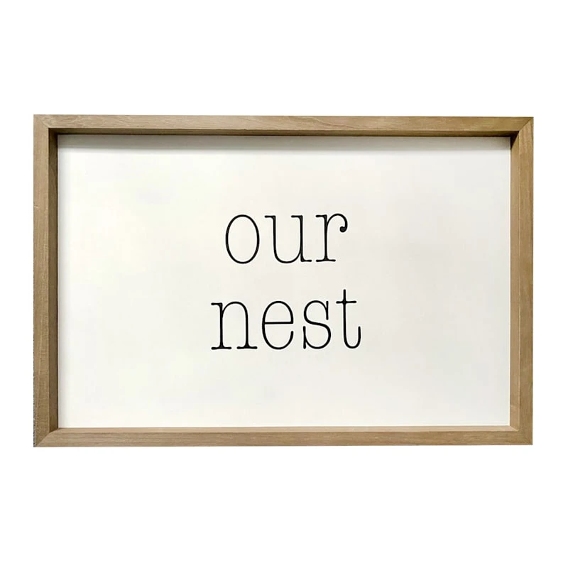 Our Nest Wall Sign, 24x16 3 Our Nest Wall Sign, 24x16