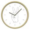 Peace Wall Clock, 12" -Athome Sales peace wall clock 12