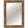 Pecan Wood & Silver Framed Wall Mirror, 32x44 1 Pecan Wood & Silver Framed Wall Mirror, 32x44 -Athome Sales pecan wood silver framed wall mirror 32x44 1