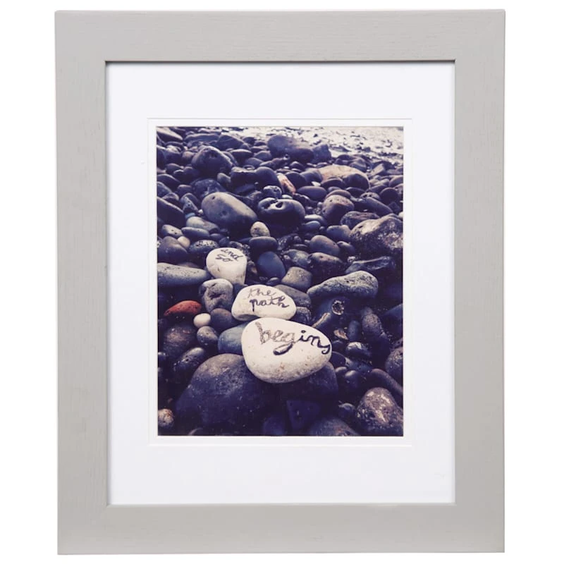 Pick & Mix 11x14 Matted To 8x10 Air Float Linear Wall Frame, Grey 3 Pick & Mix 11x14 Matted To 8x10 Air Float Linear Wall Frame, Grey