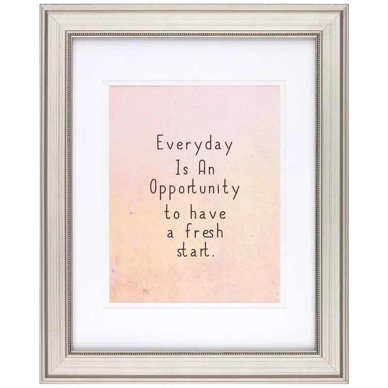 Pick & Mix 11x14 Matted To 8x10 Beaded Wall Frame, Silver 3 Pick & Mix 11x14 Matted To 8x10 Beaded Wall Frame, Silver