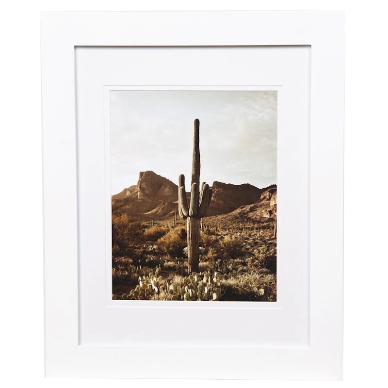 Pick & Mix 11x14 Matted To 8x10 Linear Wall Frame, White 3 Pick & Mix 11x14 Matted To 8x10 Linear Wall Frame, White