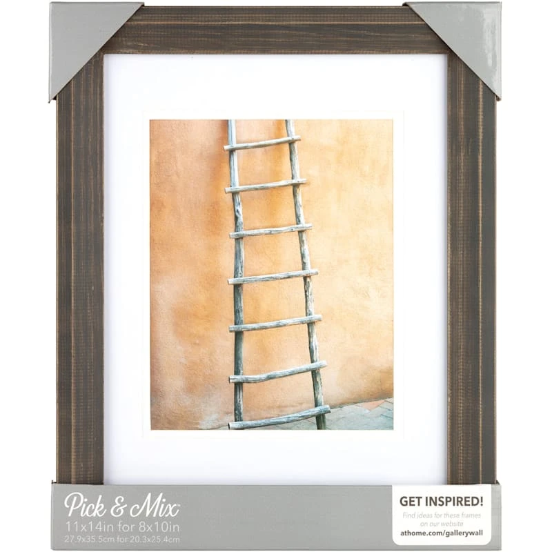 Pick & Mix 11x14 Matted To 8x10 Wall Frame, Blackwash 4 Pick & Mix 11x14 Matted To 8x10 Wall Frame, Blackwash - Image 2