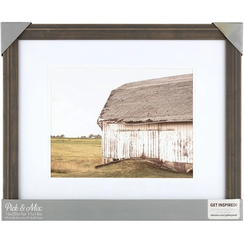 Pick & Mix 16x20 Matted To 11x14 Wall Frame, Blackwash 4 Pick & Mix 16x20 Matted To 11x14 Wall Frame, Blackwash - Image 2