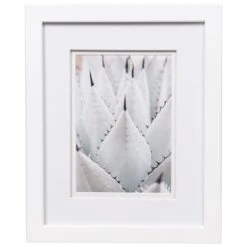Pick & Mix 8x10 Matted To 5x7 Air Float Linear Wall Frame, White