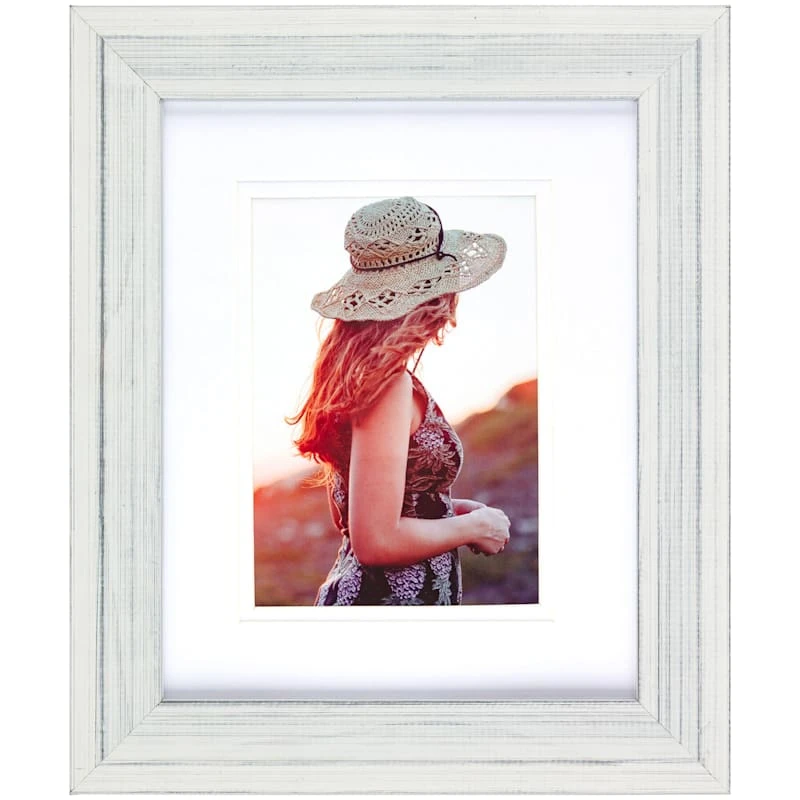 Pick & Mix 8x10 Matted To 5x7 Wall Frame, Whitewash 3 Pick & Mix 8x10 Matted To 5x7 Wall Frame, Whitewash