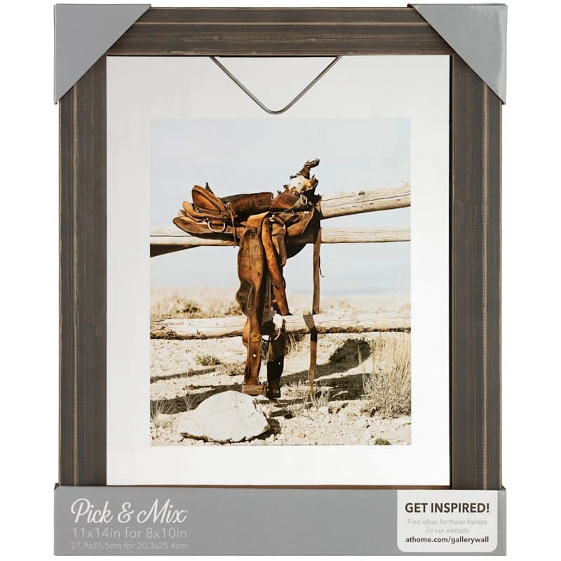 Pick & Mix Blackwash Ridged Floating Wall Frame, 11x14 4 Pick & Mix Blackwash Ridged Floating Wall Frame, 11x14 - Image 2