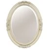 Polyurethane Framed White Oval Wall Mirror, 25x33 1 Polyurethane Framed White Oval Wall Mirror, 25x33 -Athome Sales polyurethane framed white oval wall mirror 25x33 1