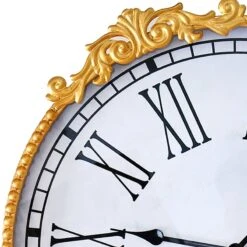Providence Antique Gold Wall Clock, 26x27 5 Providence Antique Gold Wall Clock, 26x27 -Athome Sales providence antique gold wall clock 26x27 2