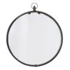 Providence Black Metal Wall Mirror, 22x25 -Athome Sales providence black metal wall mirror 22x25 1