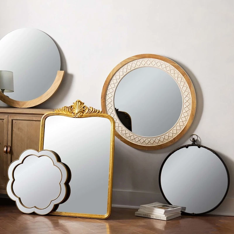 Providence Black Metal Wall Mirror, 22x25 4 Providence Black Metal Wall Mirror, 22x25 - Image 2