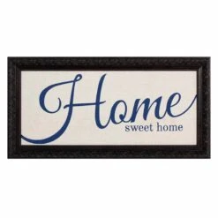 Providence Framed Home Sweet Home Wall Sign, 12x24