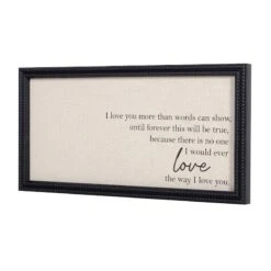 Providence Framed I Love You Sentiment Wall Decor, 10x20 12 Providence Framed I Love You Sentiment Wall Decor, 10x20 -Athome Sales providence framed i love you sentiment wall decor 10x20 2