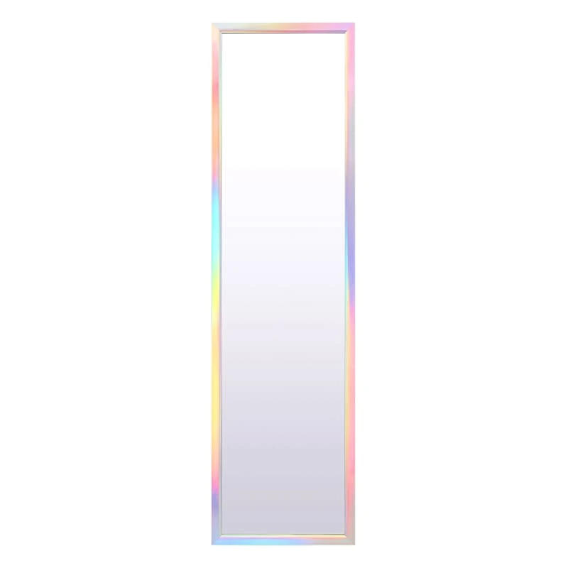 Rainbow Framed Over The Door Mirror, 14x50 3 Rainbow Framed Over The Door Mirror, 14x50
