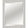 Rectangle Solid Wood Antique White Wall Mirror, 28x34 -Athome Sales rectangle solid wood antique white wall mirror 28x34 1
