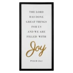 Religious Bible Verse Wall Sign, 12x24