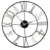 Round Metal Wall Clock, 31" -Athome Sales round metal wall clock 31