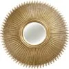 Round Sunburst Polyurethane Soft Gold Wall Mirror, 49" 2 Round Sunburst Polyurethane Soft Gold Wall Mirror, 49" -Athome Sales round sunburst polyurethane soft gold wall mirror 49