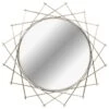 Round Wire Framed Wall Mirror, 27x28 2 Round Wire Framed Wall Mirror, 27x28 -Athome Sales round wire framed wall mirror 27x28 1
