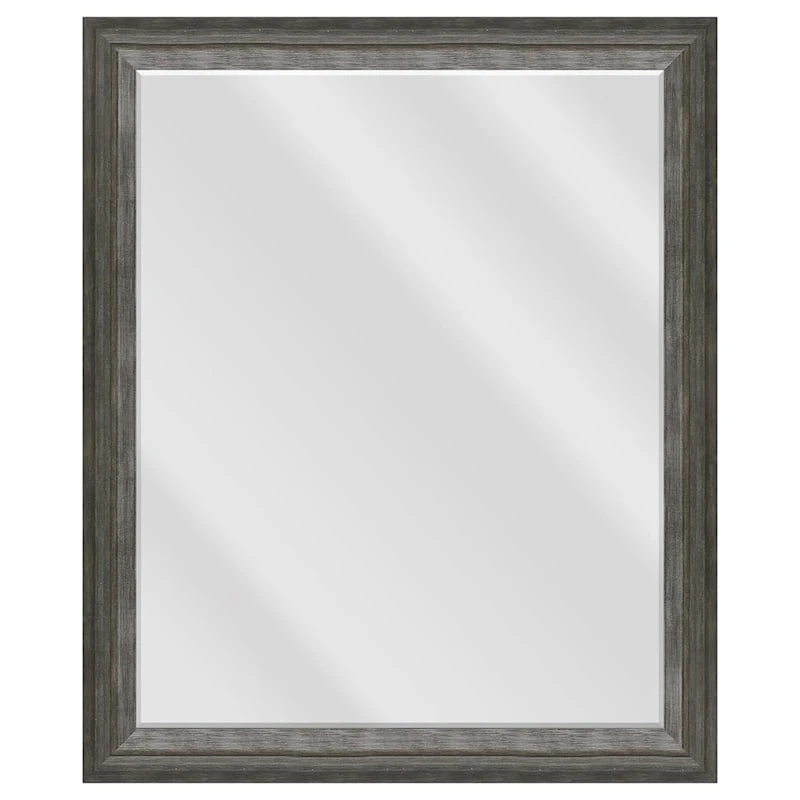 Sable Grey Wall Mirror, 19x24 3 Sable Grey Wall Mirror, 19x24