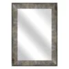 Shiny Silver Framed Wall Mirror, 30x44 -Athome Sales shiny silver framed wall mirror 30x44 1