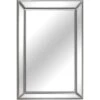 Silver Beaded Framed Beveled Wall Mirror, 24x36 2 Silver Beaded Framed Beveled Wall Mirror, 24x36 -Athome Sales silver beaded framed beveled wall mirror 24x36 1