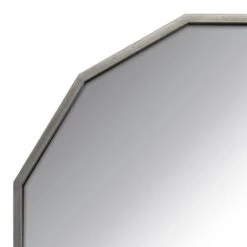 Silver Dodecagon Wall Mirror, 27" 5 Silver Dodecagon Wall Mirror, 27" -Athome Sales silver dodecagon wall mirror 27 1