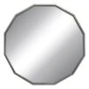 Silver Dodecagon Wall Mirror, 27" -Athome Sales silver dodecagon wall mirror 27