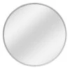 Silver Metal Gallery Round Wall Mirror, 30" 2 Silver Metal Gallery Round Wall Mirror, 30" -Athome Sales silver metal gallery round wall mirror 30