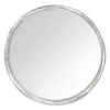 Silver Metal Round Wall Mirror, 30" 1 Silver Metal Round Wall Mirror, 30" -Athome Sales silver metal round wall mirror 30
