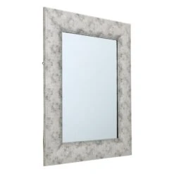 Silver Raised Dots Framed Wall Mirror, 22x28 8 Silver Raised Dots Framed Wall Mirror, 22x28 -Athome Sales silver raised dots framed wall mirror 22x28 2