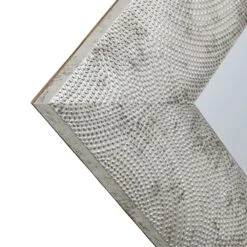 Silver Raised Dots Framed Wall Mirror, 22x28 10 Silver Raised Dots Framed Wall Mirror, 22x28 -Athome Sales silver raised dots framed wall mirror 22x28 4