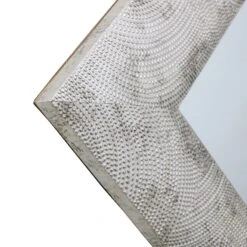 Silver Raised Dots Framed Wall Mirror, 24x36 10 Silver Raised Dots Framed Wall Mirror, 24x36 -Athome Sales silver raised dots framed wall mirror 24x36 4